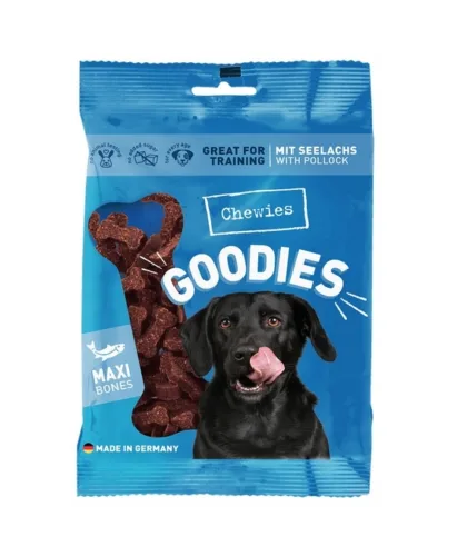 CHEWIES kosteczki łososiowe 200g