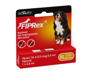 VET-AGRO Fiprex XL 40-55kg roztwór dla psów 1szt