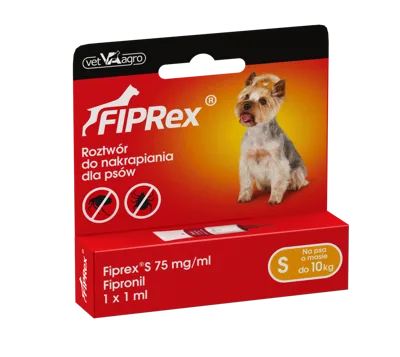 VET-AGRO Fiprex S do 10kg roztwór dla psów 1szt