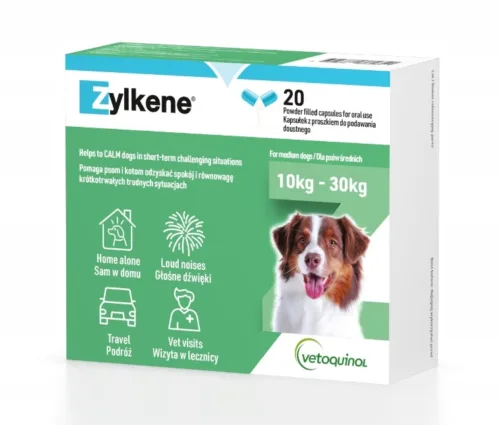 VETOQUINOL Zylkene 225mg 20 kapsułek