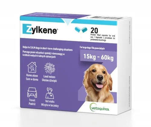 VETOQUINOL Zylkene 450mg 20 kapsułek