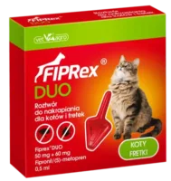 VET-AGRO Fiprex DUO 0,5ml roztwór dla kotów i fretek