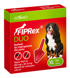 VET-AGRO Fiprex DUO XL >40kg roztwór dla psów 4,02ml
