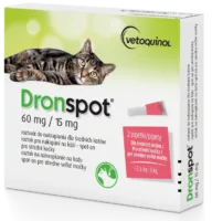 Dronspot 60mg/15mg krople dla kotów od 2.5kg do 5kg