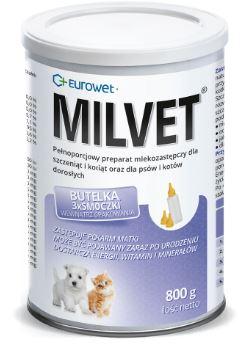EUROWET Milvet preparat mlekozastępczy 800g