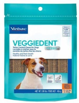 VIRBAC VEGGIEDENT FRESH S dla psów o wadze 5-10 kg