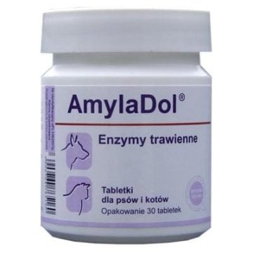 DOLFOS AmylaDol 30 tabletek dla kota i psa