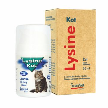 SCANVET Lysine żel 50ml L-lizyna dla kociąt i kotów