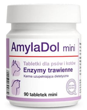 DOLFOS AmylaDol Mini 90 tabletek dla kota i psa
