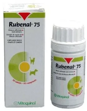 VETOQUINOL Rubenal 75mg 60 tabletek dla psów i kotów