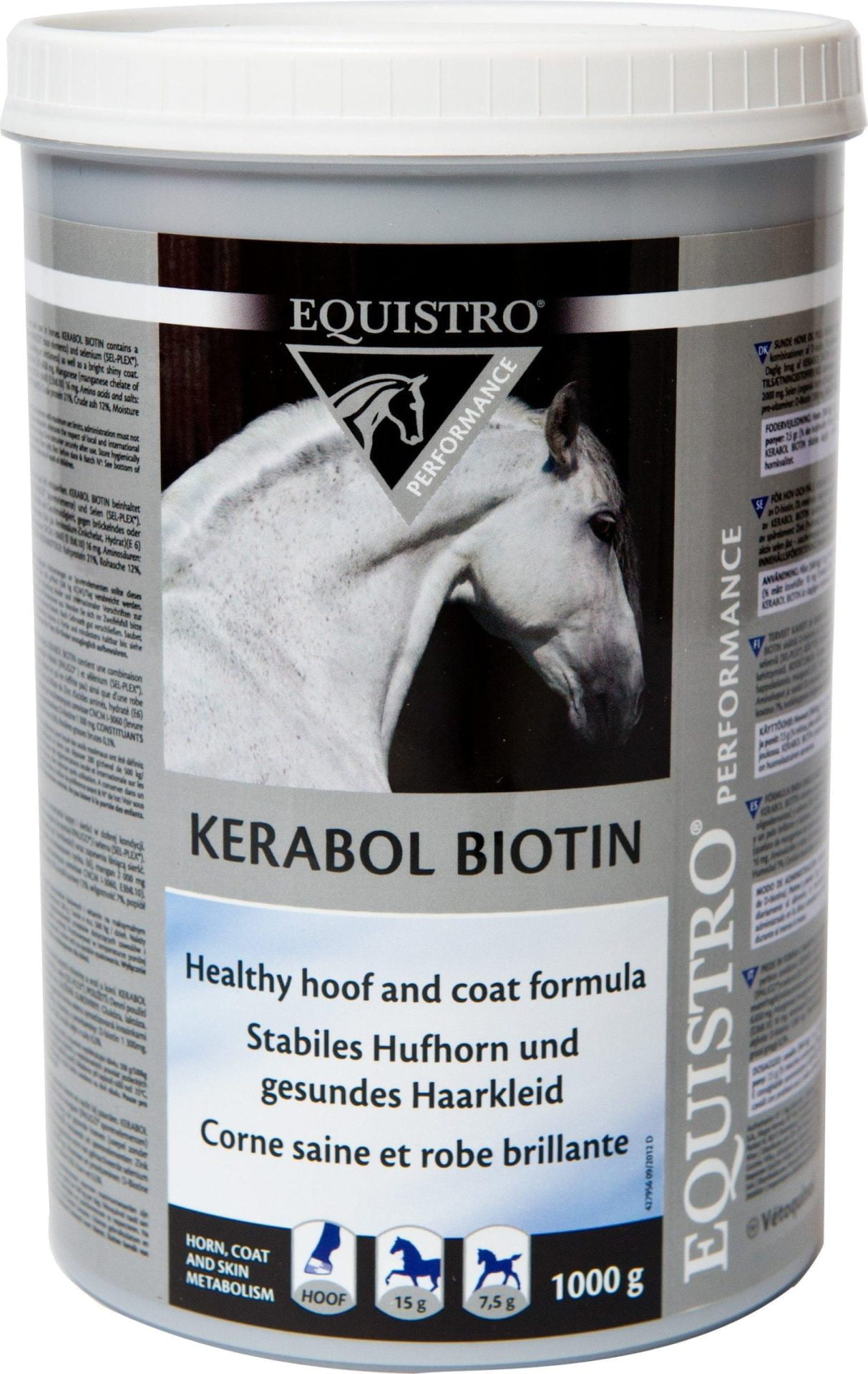 Kerabol Biotina 1 Kg - Integratore Per Zoccoli Cavalli - Con Metionina - Crescita Tessuto Corneo - Foto 5