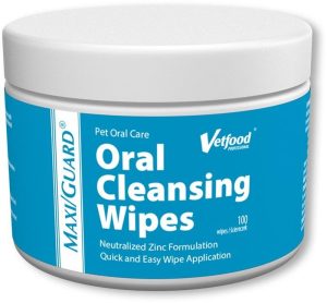 VETFOOD Maxi/guard oral cleansing wipes chusteczki 100szt
