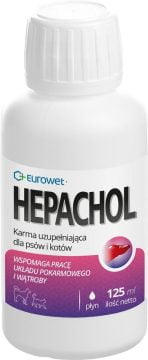EUROWET Hepachol 125ml wspiera układ pokarmowy i wątrobę