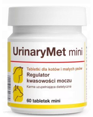 DOLFOS UrinaryMet Mini 60 tabletek dla kotów i psów