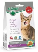 DR SEIDEL Smakołyk na świeży oddech dla kota 50g