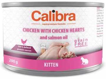 CALIBRA Cat Kitten Chicken - Chicken Hearts 200g
