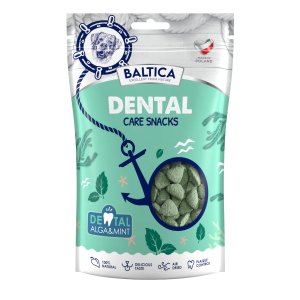 BALTICA Przysmaki dental dla psa z algą i miętą 150g