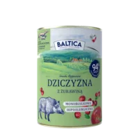BALTICA monobiałkowa karma 400g dziczyzna z żurawiną