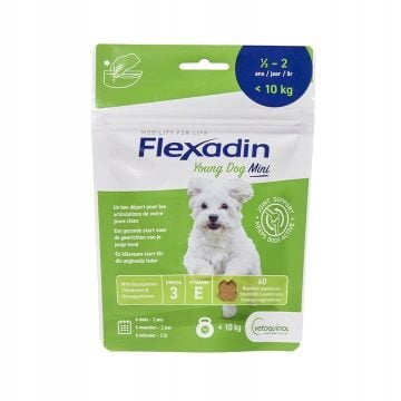 Flexadin Young Dog Mini 60 kęsów dla psa
