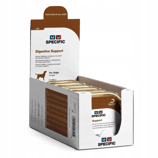DECHRA SPECIFIC CIW 6x300g Digestive Support karma mokra dla psów