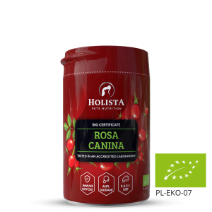 HOLISTA Bio Róża dla psa i kota 150g Owoc dzikiej róży - obrazek 2