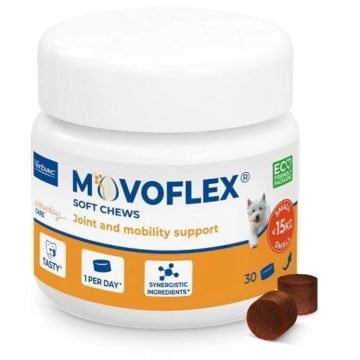 VIRBAC Movoflex krokiety na stawy dla psów do 15kg