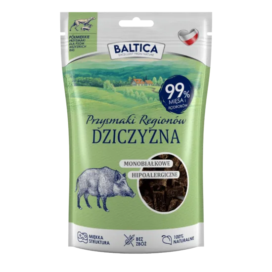BALTICA przysmaki półmiękkie dziczyzna 80g
