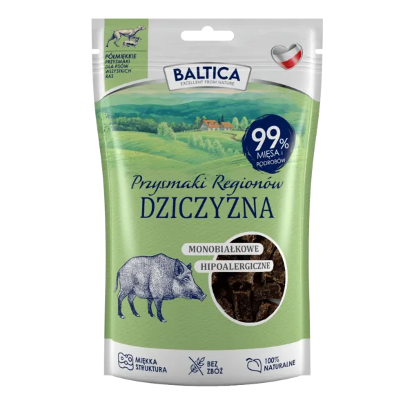 BALTICA przysmaki półmiękkie dziczyzna 80g