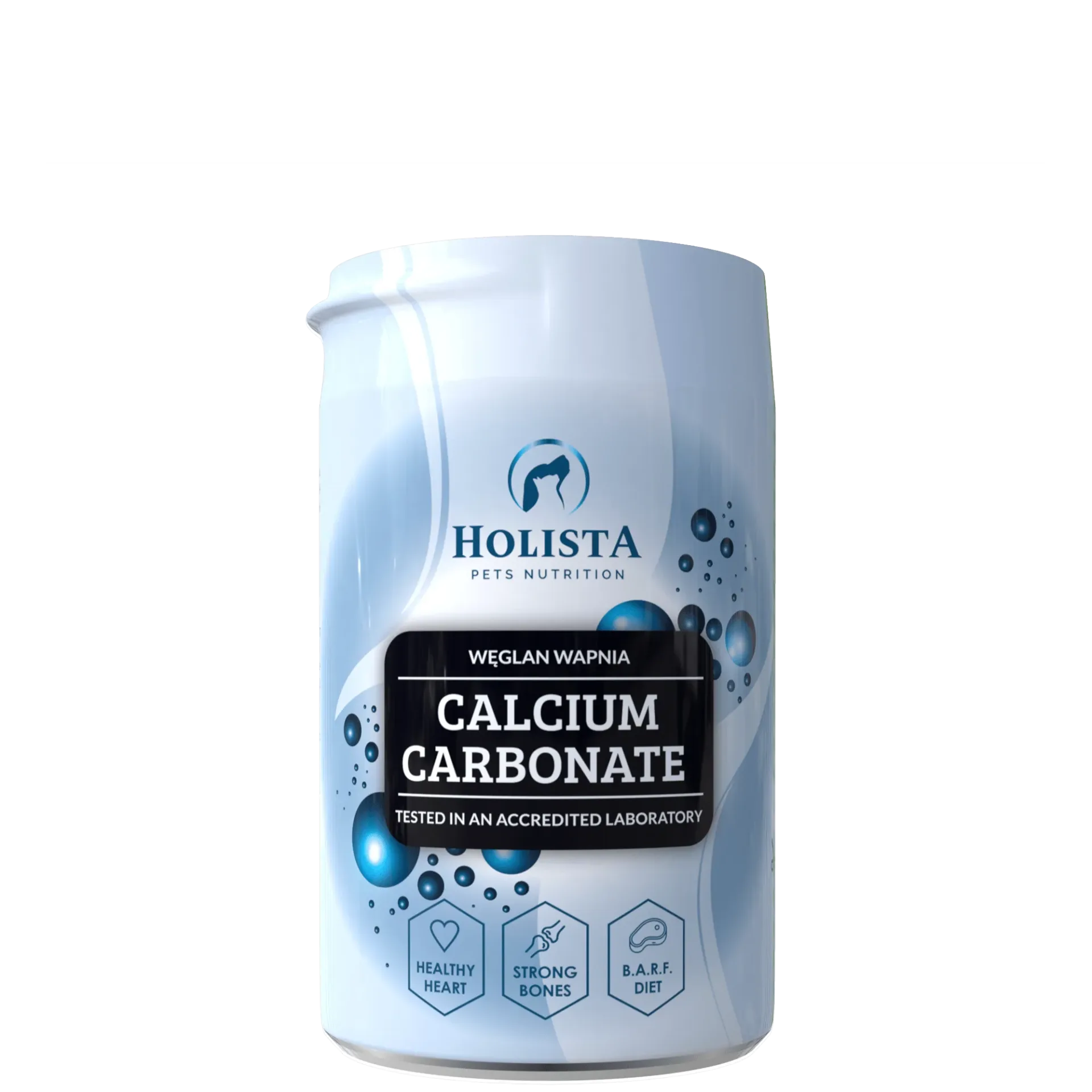 HOLISTA Węglan wapnia dla psa i kota 250g