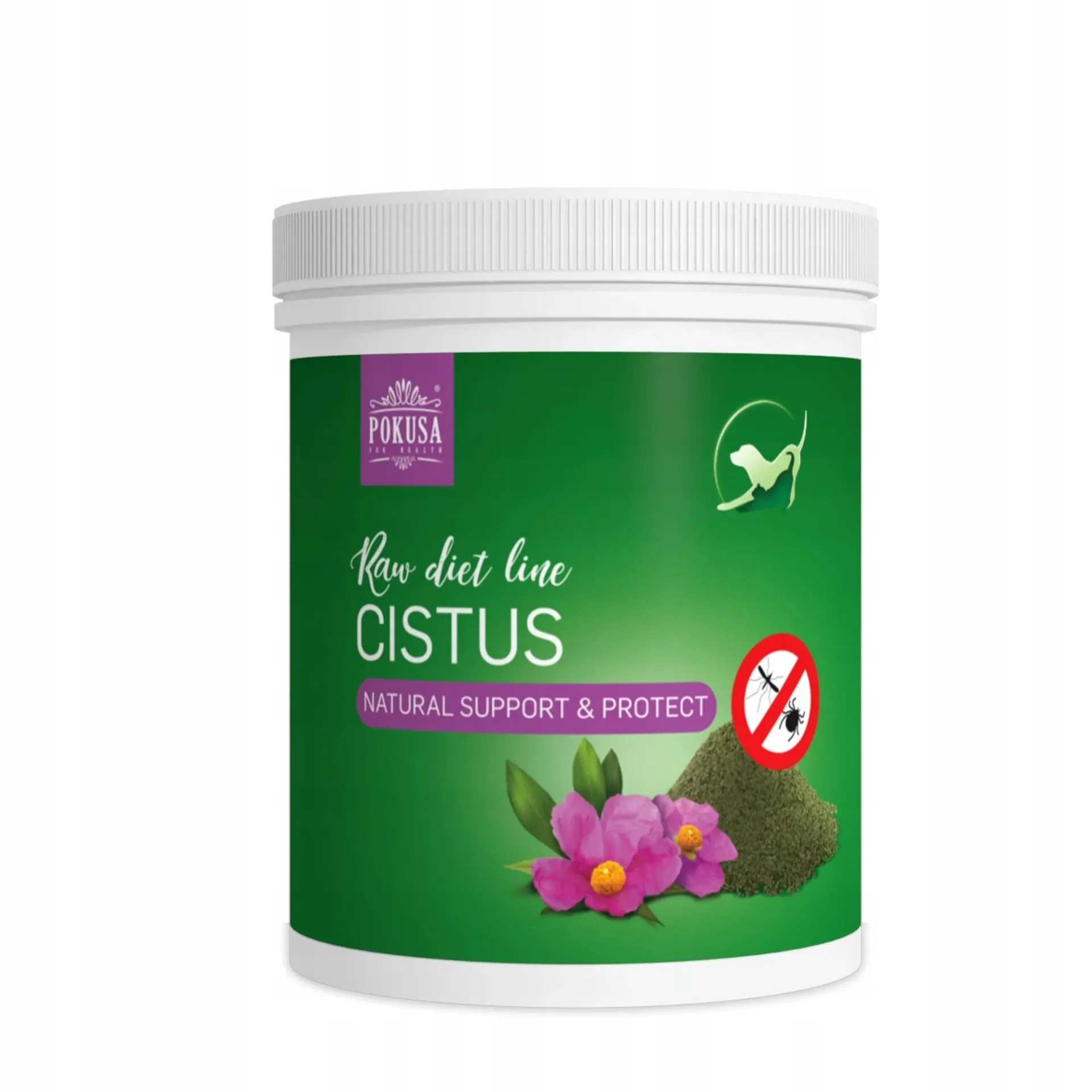 POKUSA RawDietLine Czystek dla psa i kota 500g