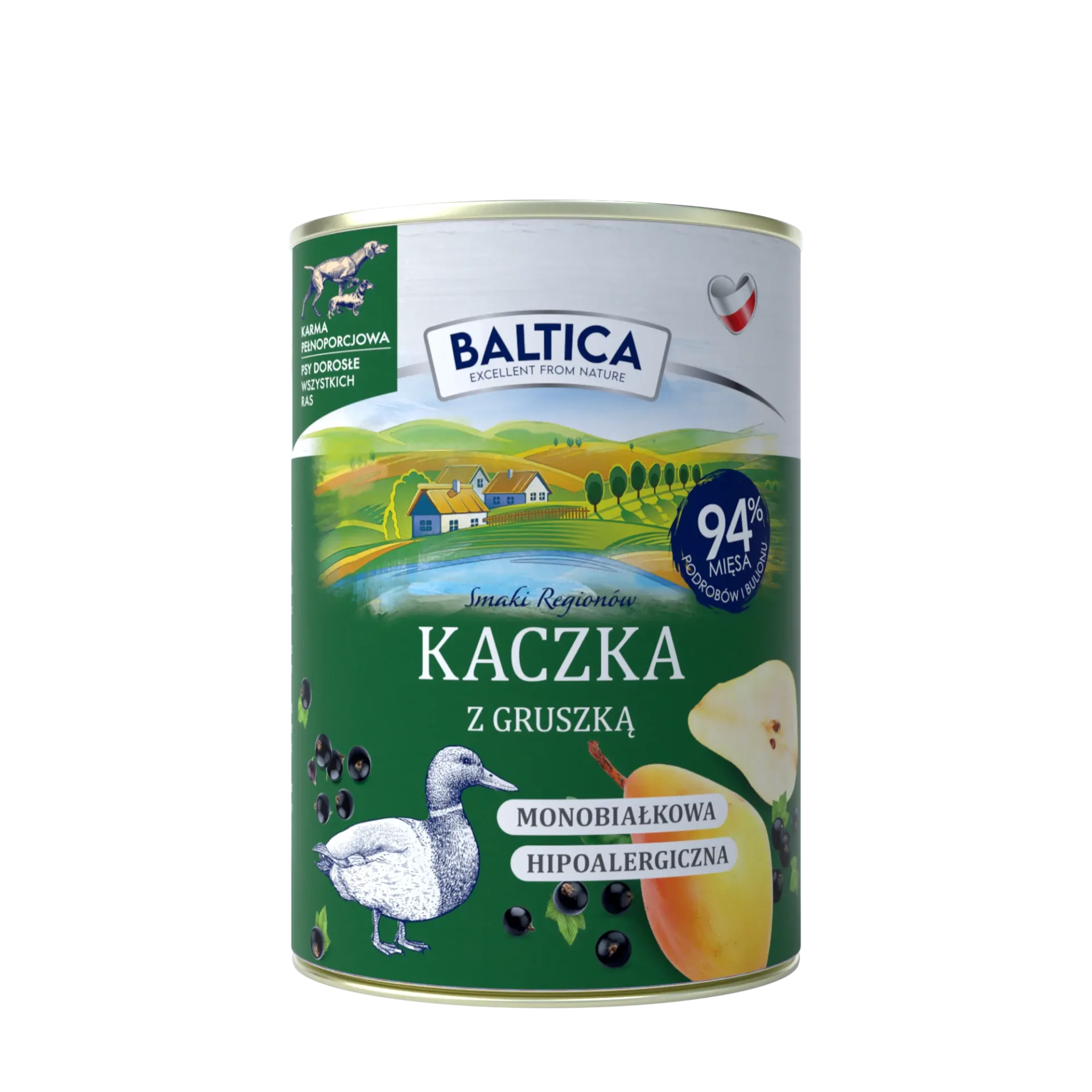 BALTICA Kaczka z gruszką 400g