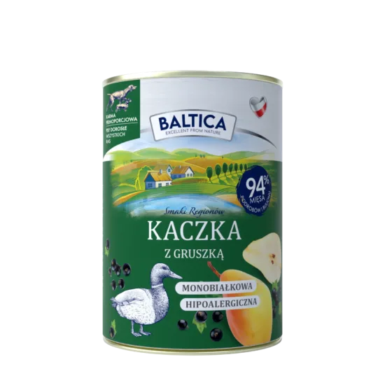 BALTICA Kaczka z gruszką 400g