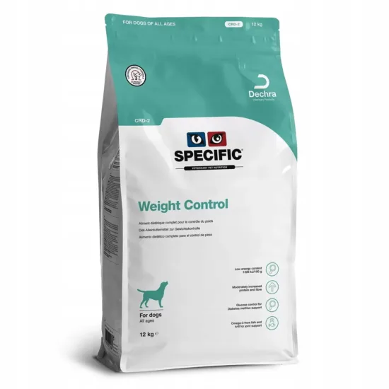 DECHRA SPECIFIC CRD-2 Weight Control 12kg karma sucha dla psów dorosłych kontrola wagi
