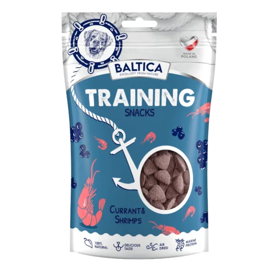 BALTICA Training snacks shrimps with currant 150g