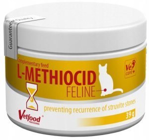 VETFOOD L-Methiocid dla kotów proszek 39g