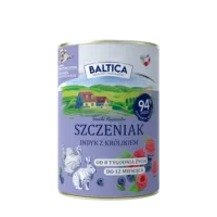 BALTICA Indyk z królikiem dla szczeniąt 400g