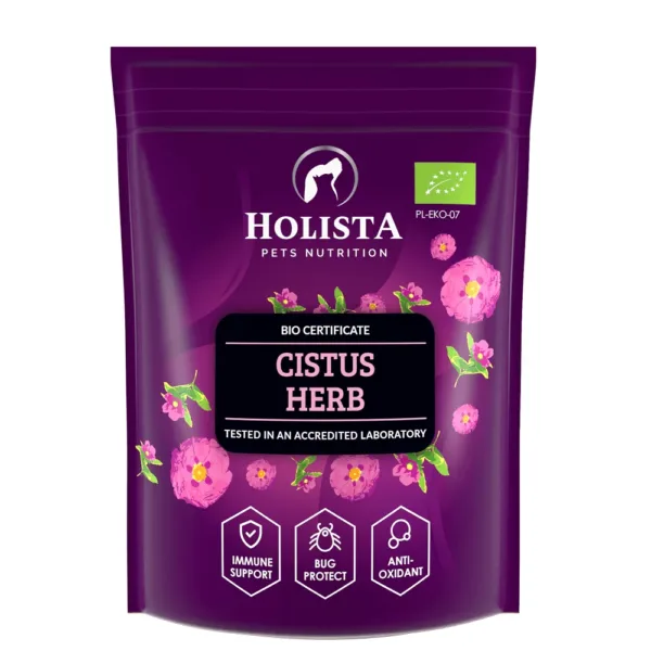 HOLISTA Bio Czystek dla psa i kota 500g