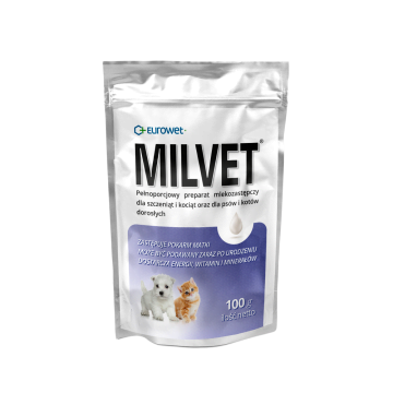 EUROWET Milvet preparat mlekozastępczy 100g