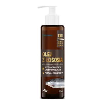 EUROWET Olej z łososia 200ml Zdrowa i piękna sierść