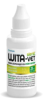 EUROWET Wita-Vet 25ml lśniąca sierści i zdrowa skóra