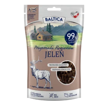BALTICA Przysmaki półmiękkie jeleń 80g