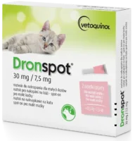 VETOQUINOL Dronspot krople dla kotów od 0,5kg do 2,5kg