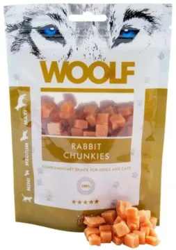 WOOLF Rabbit Chunkies przysmak 100g