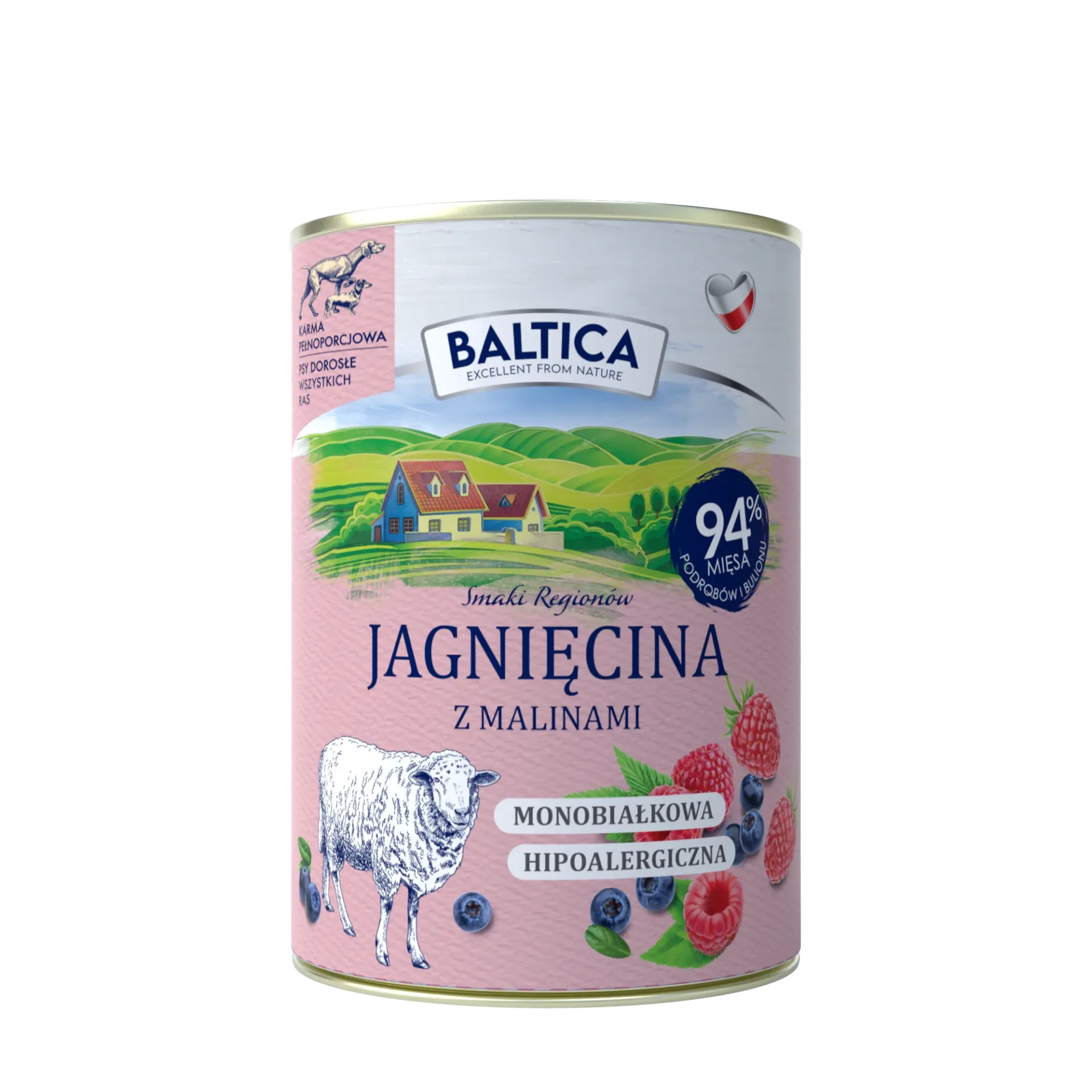 Baltica Jagnięcina z malinami 400g