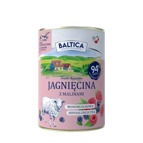 Baltica Jagnięcina z malinami 400g