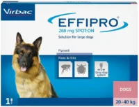 VIRBAC effipro L 2,68 ml spot-on 20 - 40 kg 1 pipeta
