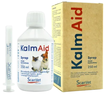 SCANVET KalmAid syrop 250ml stres i niepokój