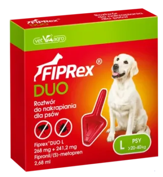 VET-AGRO Fiprex DUO L 20-40kg roztwór dla psów 2,68ml