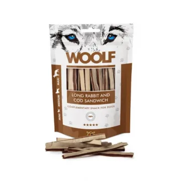 WOOLF Rabbit and Cod Sandwich Przysmak 100g