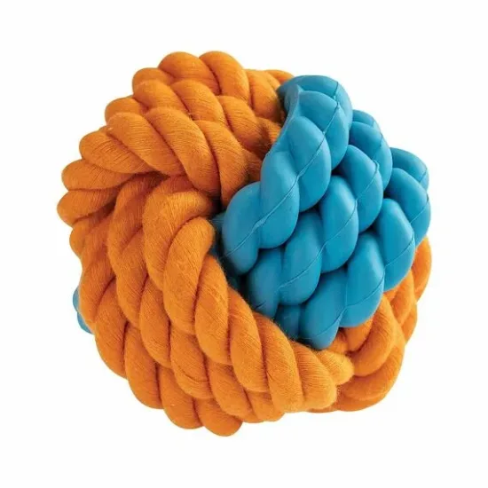 HIPHOP Piłka pleciona z gumy i bawełny 8cm